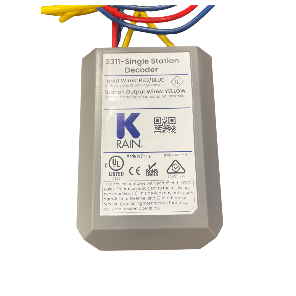 K-Rain - 3311 - PRO Ex3 Single Station Decoder (2-Wire)