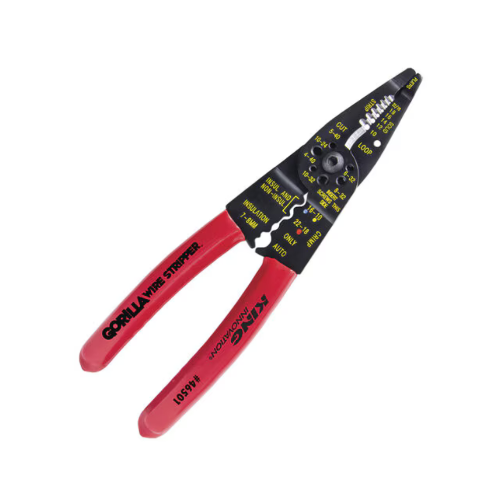 King Innovation - Comfort Squeeze Wire Stripper/Crimper/Cutter - 46501