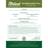 Rhizol Soybean - Microbial Infused Planter Talc (50 Acre Container)