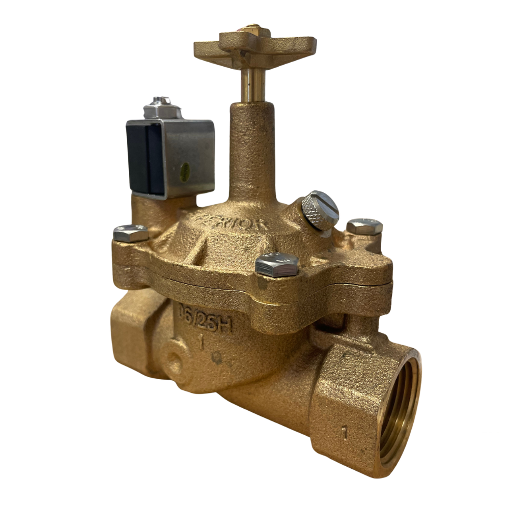 Superior - 950100 - 1'' Brass In-Line Valve w/ Flow Control (NPT)