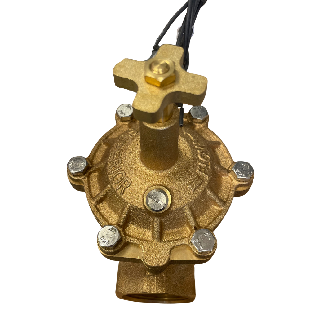Superior - 950150 - 1-1/2'' Brass In-Line Valve w/ Flow Control (NPT)