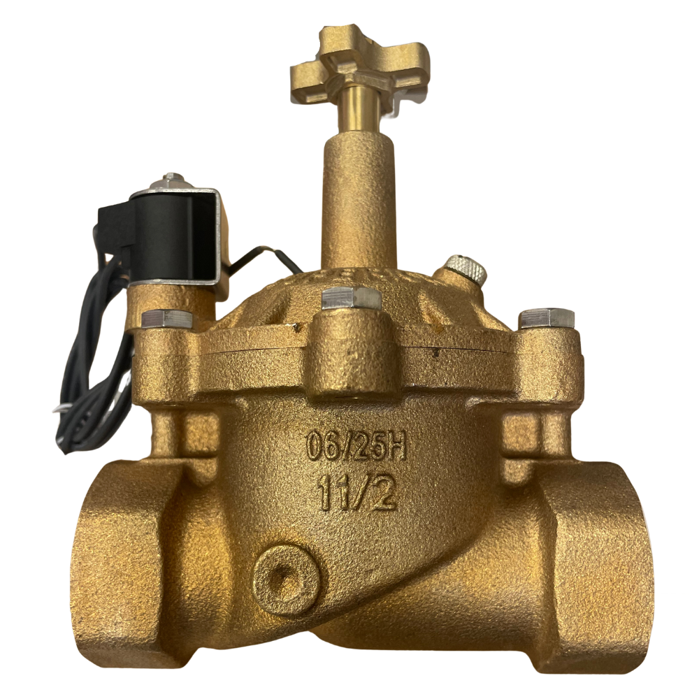 Superior - 950150 - 1-1/2'' Brass In-Line Valve w/ Flow Control (NPT)