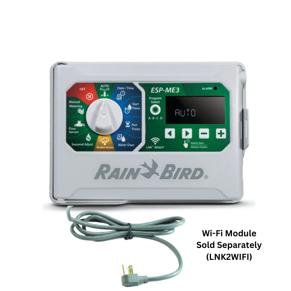 Rain Bird - ESP-ME3 - 4 Station Indoor/Outdoor Irrigation Controller - WiFi Ready