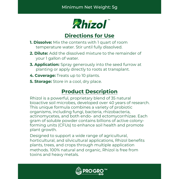 Rhizol Fruit & Berry - Dissolvable Microbial Soil Inoculent