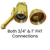 Underhill - Precision Cyclone Nozzle w/ Valve & 1'' x 3/4'' FHT Adapter - HN5000CV
