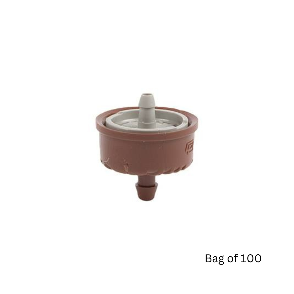 DIG - 0.3 GPH Drip Emitter w/ Check Valve - PCA-003-CV (100 Pack)