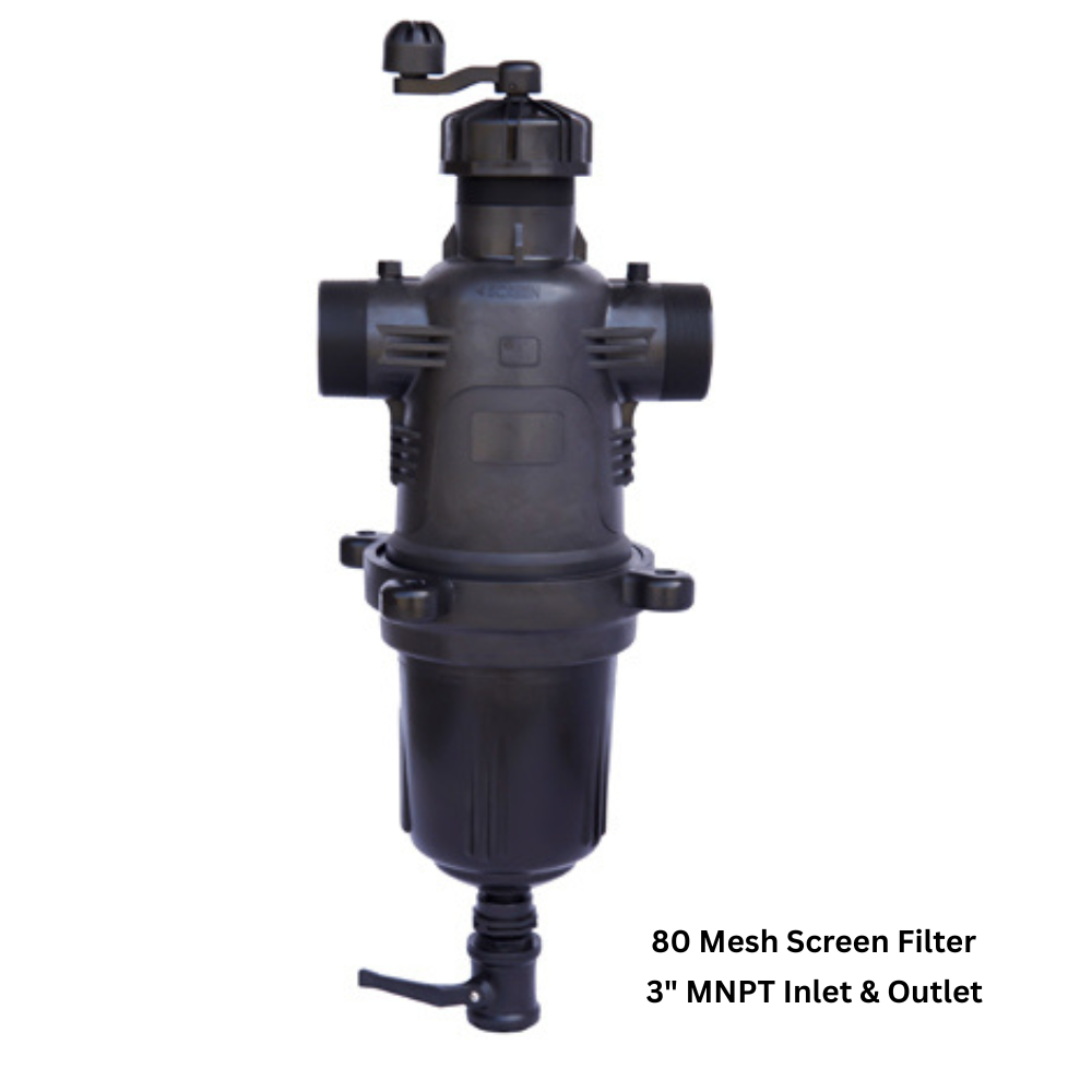 DIG - 3'' MPT SUPRA-TS Semi-Automatic Screen Filter (80 Mesh) - PN3SAS-080