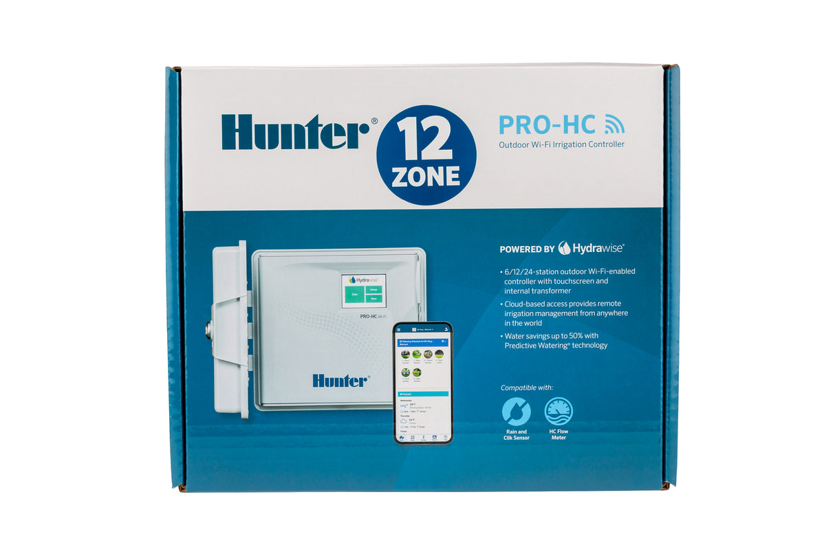 Hunter - PHC-1200 - PRO-HC 12-Station WiFi Controller (Outdoor/Indoor)