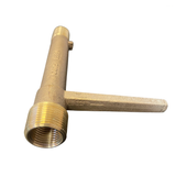 Buckner - QB33K07 - Quick Coupling Key; 3/4" NPT Male x 1/2" Female, Single Lug