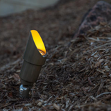 FX Luminaire - RS Up Light w/ Long Shroud (Bronze, No Lamp) - RS-NL-LS-BZ