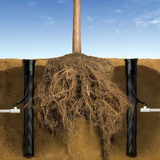 Rain Bird - RWSBC1401 - RWS Root Watering System (36'' Tube, 0.25 GPM Bubbler & Check Valve, 4'' Grate)