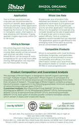 Rhizol Organic - Dissolvable Microbial Soil Inoculant