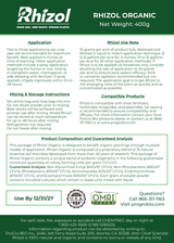 Rhizol Organic - Dissolvable Microbial Soil Inoculant