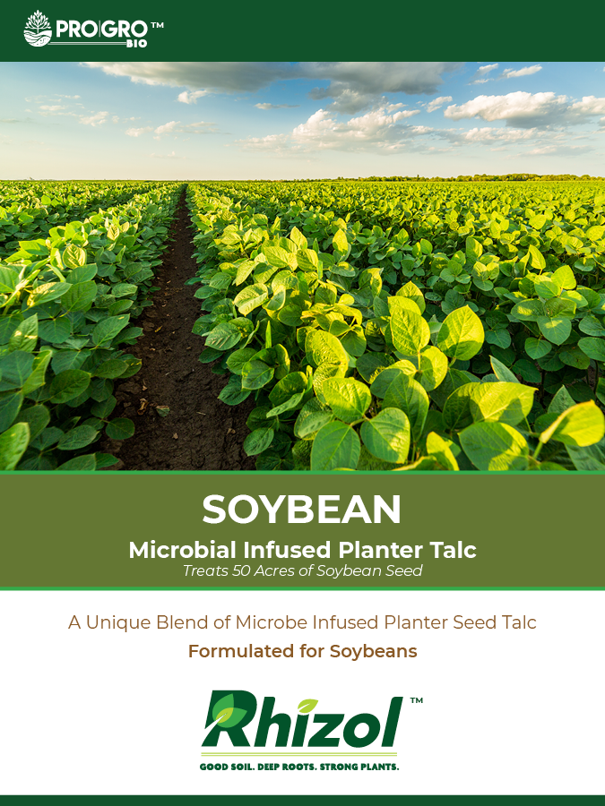 Rhizol Soybean - Microbial Infused Planter Talc (50 Acre Container)