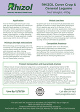 Rhizol Cover Crop & General Legume - Dissolvable Microbial Soil Inoculant