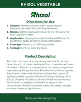 Rhizol Vegetable - Dissolvable Microbial Soil Inoculent