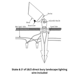 UNVLS - Small Brass Directional LED Spot Light (3W-2700K-40°) - DS2905WB-LX2MR1127K