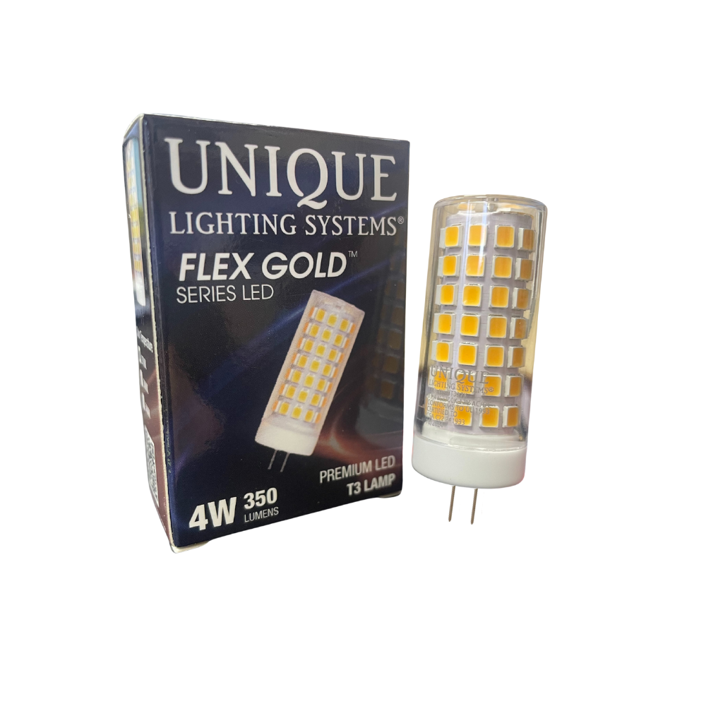 Unique - T3 Flex Gold LED Bulb (4 Watt, 2700K)