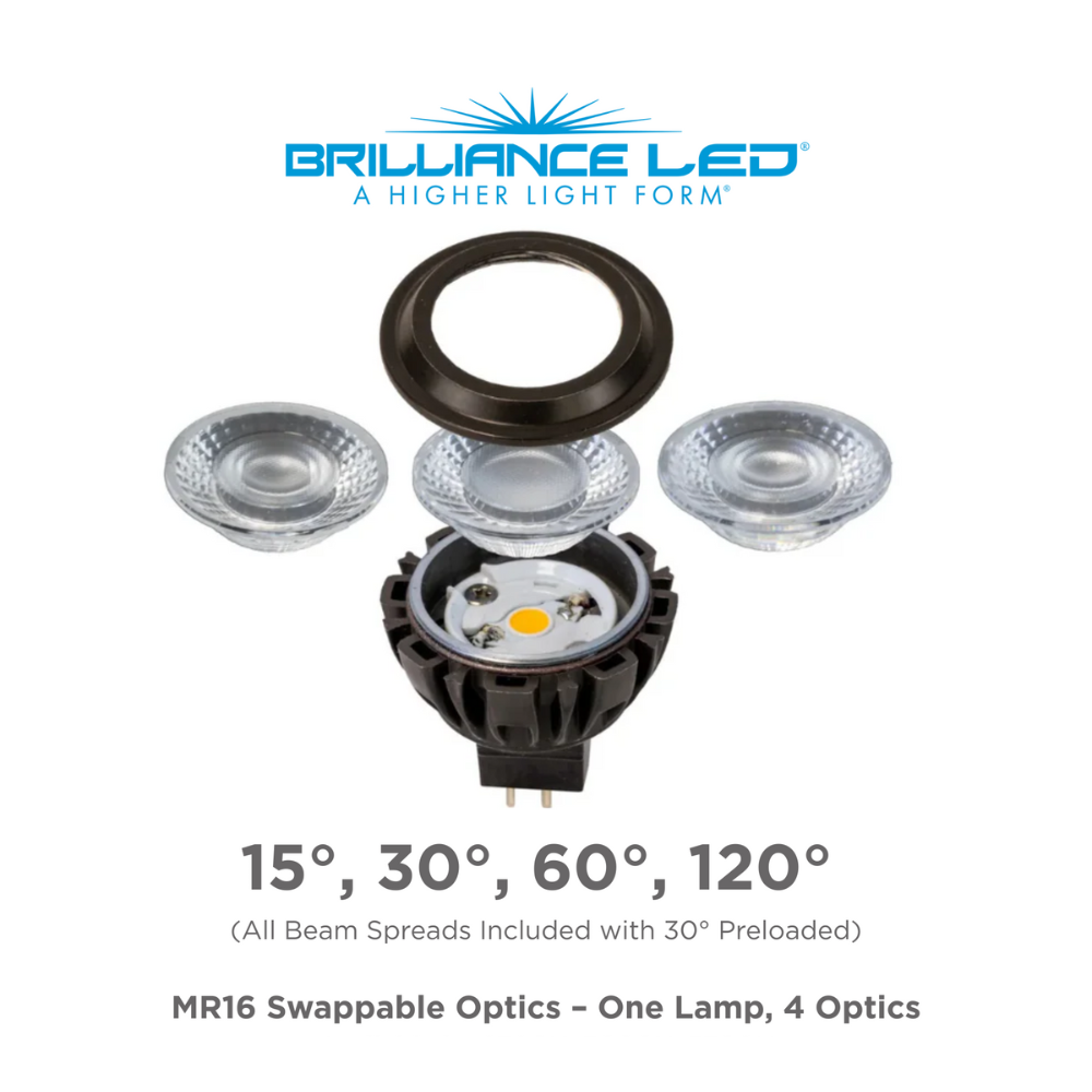Brilliance - MR16 LED Gen6 Bulb (5 Watt, 2700K, Swappable Optics)
