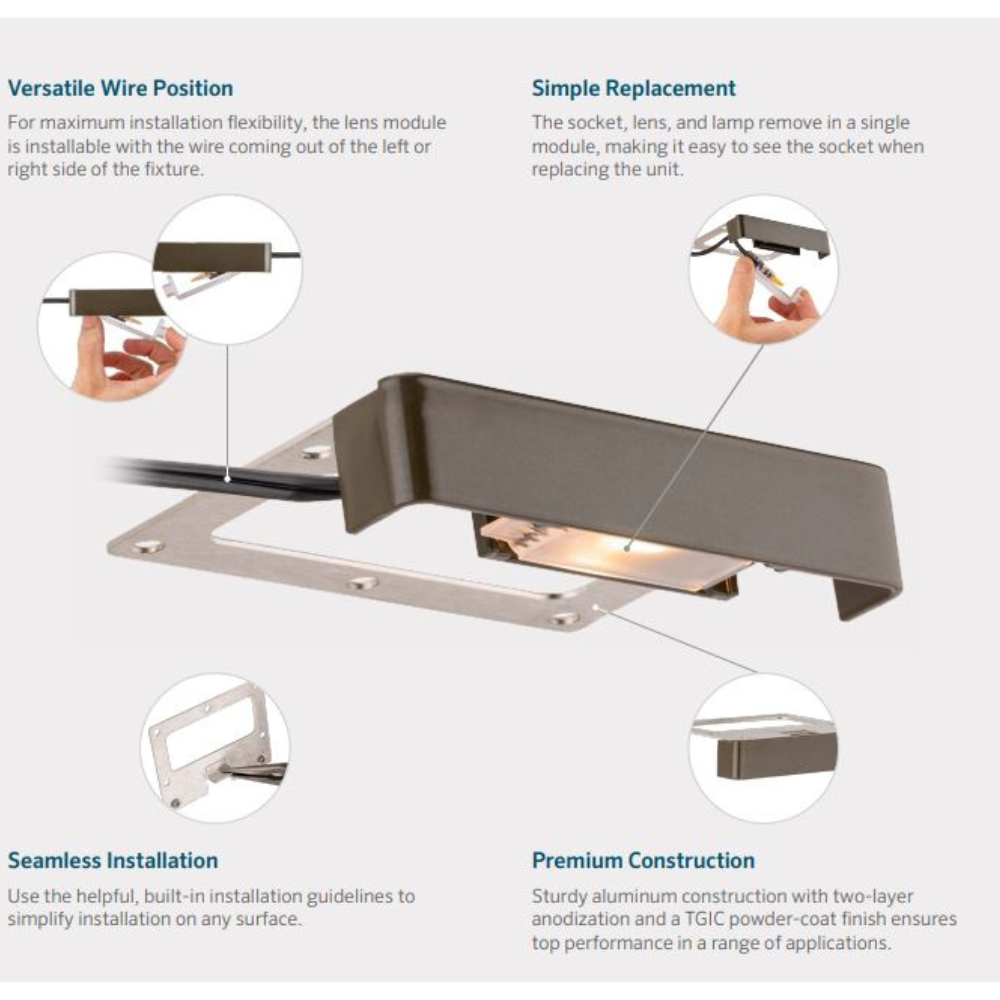 FX Luminaire - LD Ledge Light LED (Bronze, 20W-2700K) - LD-LED20W-BZ