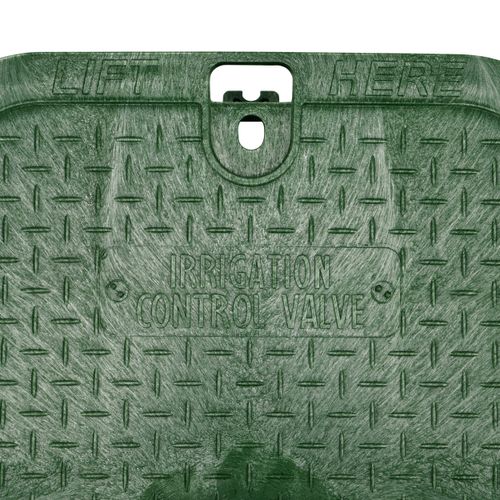 NDS - 113BC - Standard 14"x19"x12" Box and Overlapping Lid, Green Lid/ Black Body