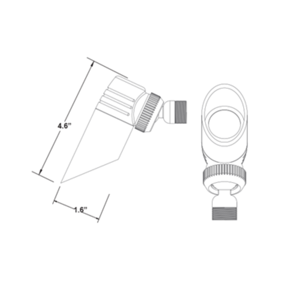 Unique - North Star-OSM Down Light (Brass, 12V, No Lamp) - NSOS-NL
