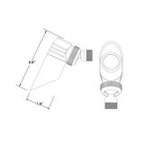 Unique - North Star-OSM Down Light (Brass, 12V, No Lamp) - NSOS-NL