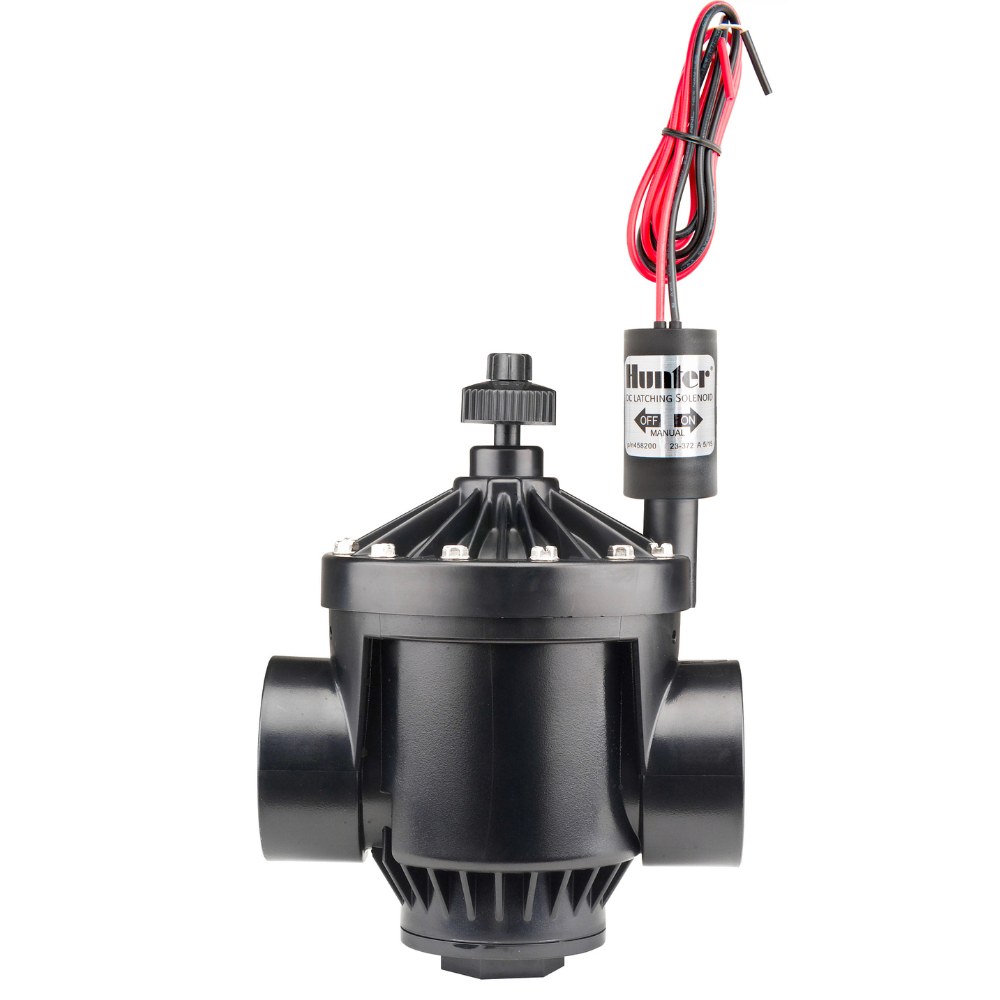 Hunter - PGV-201G-DC - 2'' 9V DC Globe/Angle Valve w/ Flow Control (FPT)