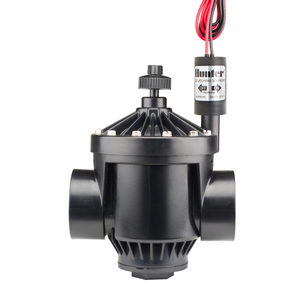Hunter - PGV-201G-DC - 2'' 9V DC Globe/Angle Valve w/ Flow Control (FPT)