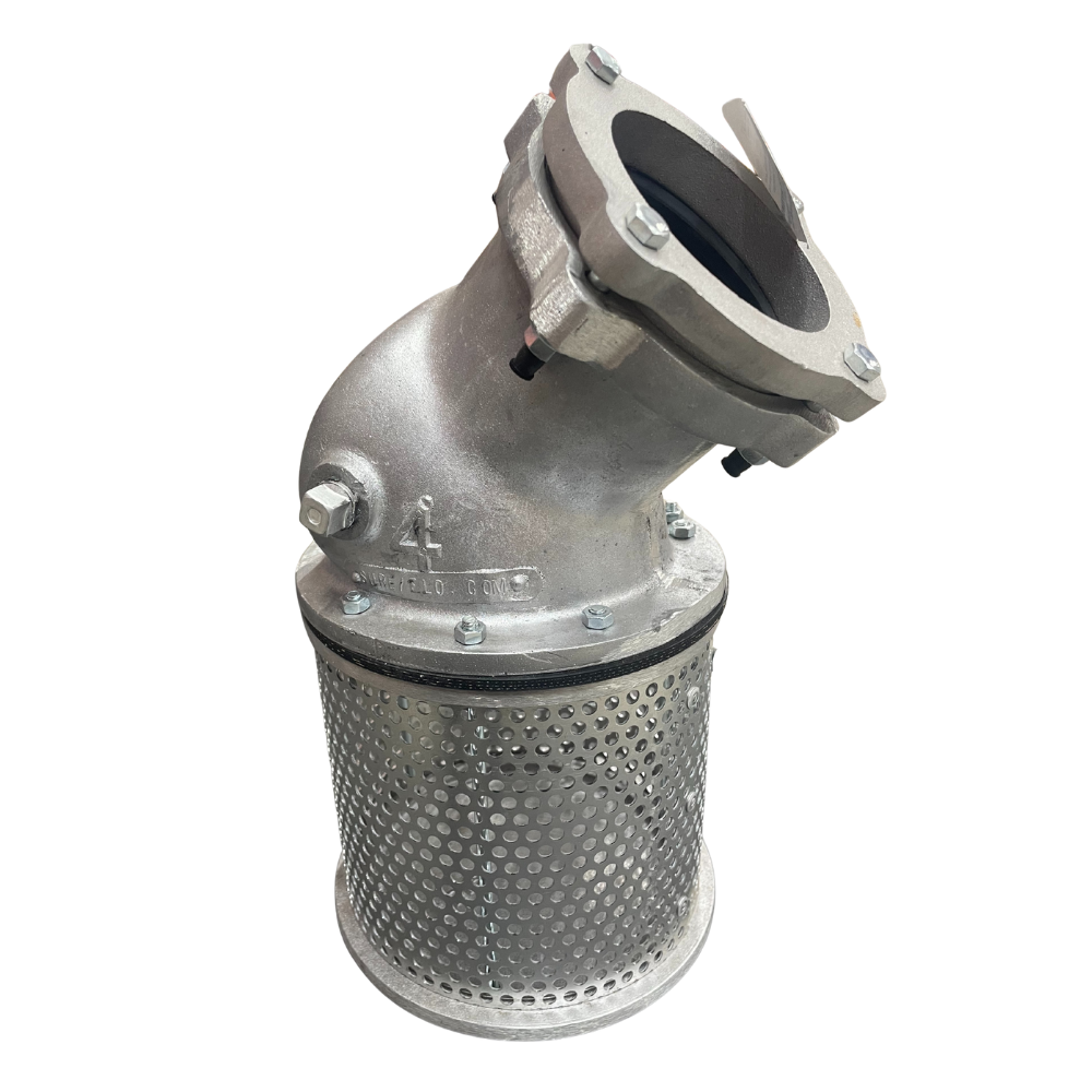 Sure Flo - 4'' Foot Valve 45 Degree OD Tubing SFV4