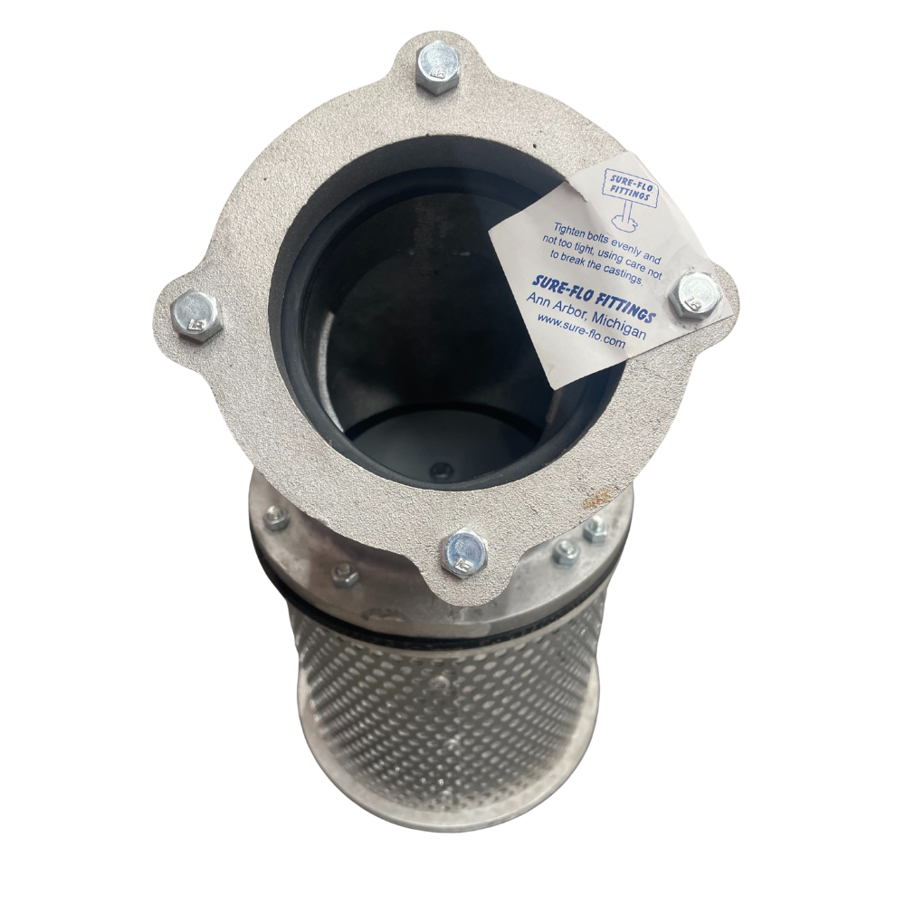 Sure Flo - 4'' Foot Valve 45 Degree OD Tubing SFV4