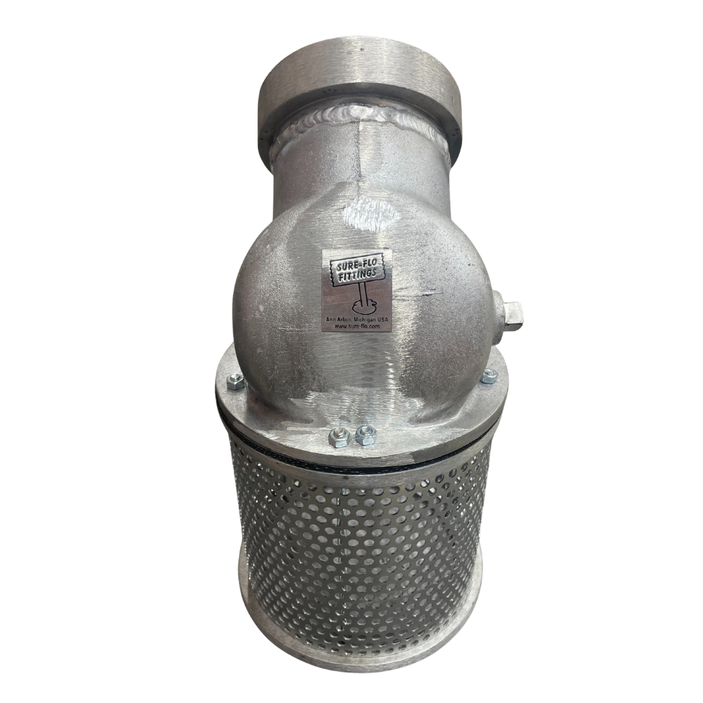 Sure Flo - 4'' Foot Valve 45 Degree Female Thread SFV4-FP