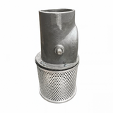 Sure Flo - 4'' Foot Valve Vertical FPT w/ Stainless Steel Screen, Nuts & Bolts - SFVV4-FP-SSSS