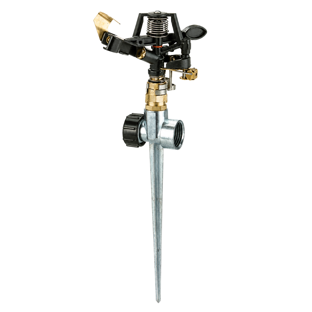 Buckner - 1/2'' Full/Part Circle Impact Sprinkler on Metal Spike - SPIKEC90DZ