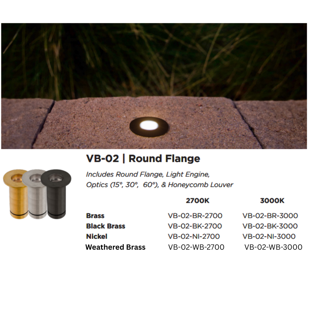 Brilliance - Versa Beam Round Flange Marker Light - VB-02