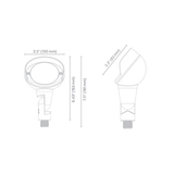 FX Luminaire - WS Wall Wash LED Up Light (Black, 35W-2700K) - WS-LED35W-FB