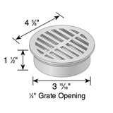 NDS - 11 - 4" Round Grate, Black