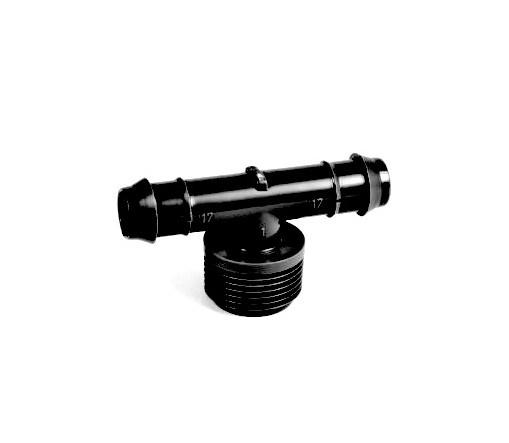 DIG - 3/4" MPT x 16mm Barbed Tee - 15-034