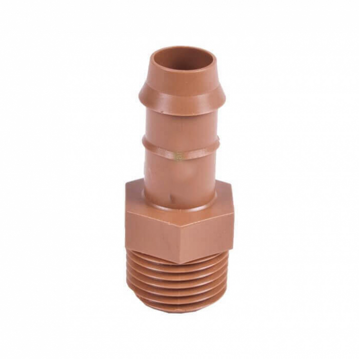 DIG - 1/2'' MPT Male Adapter x 17mm Barb - 15-046