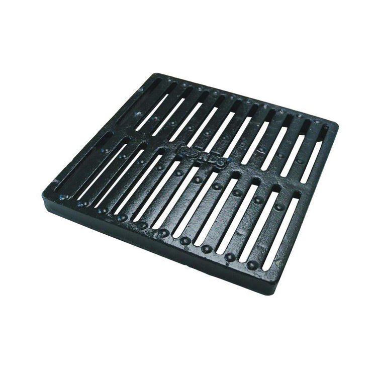 NDS - 1213 - 12" Square Catch Basin Grate, Cast Iron