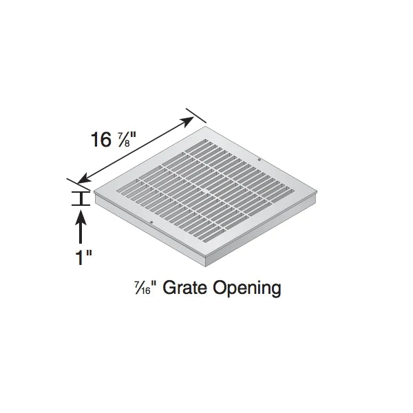 NDS - 1882GRKIT - 18'' Square 2-Hole Basin Kit (Green Grate)