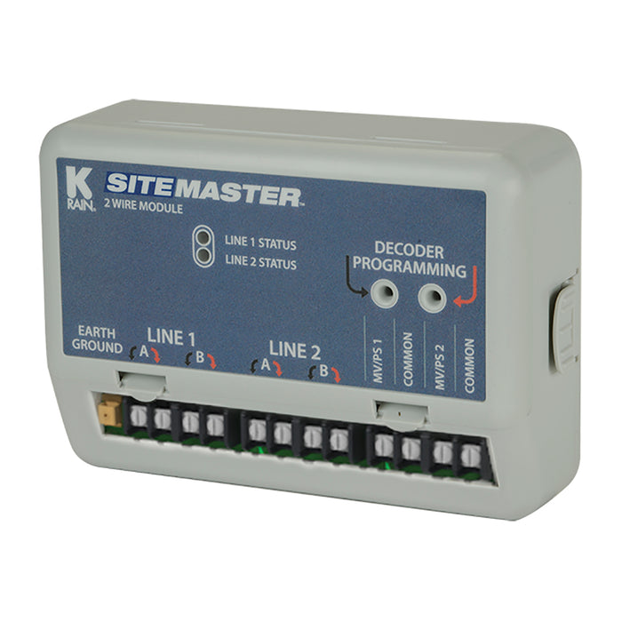 K-Rain - 3421 - SiteMaster 2-Wire Decoder Irrigation Controller on Stainless Steel Pedestal