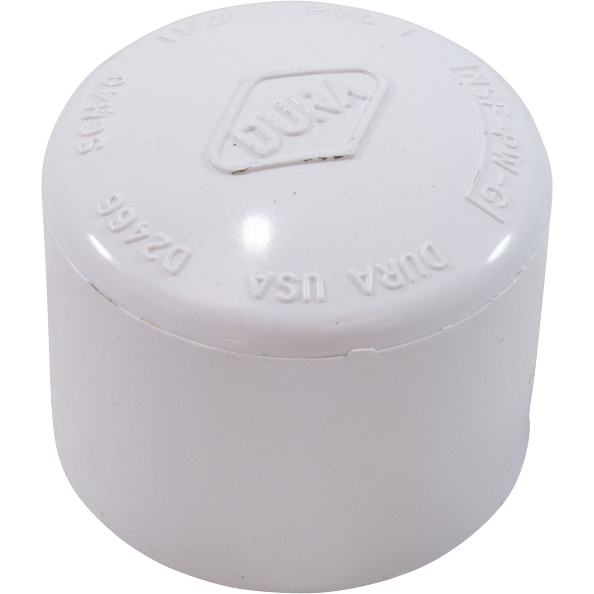 Dura - 447-015 - 1 1/2'' Sch40 PVC Cap Socket