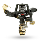 Buckner - 1/2'' Full/Part Circle Impact Sprinkler on Metal Spike - SPIKEC90DZ