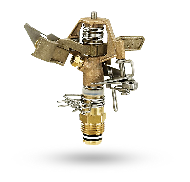 Buckner - 90SD10 - 1/2'' Full/Part Circle Brass Impact Sprinkler MPT