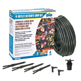 DIG - Four-Outlet Drip Manifold Kit - A450
