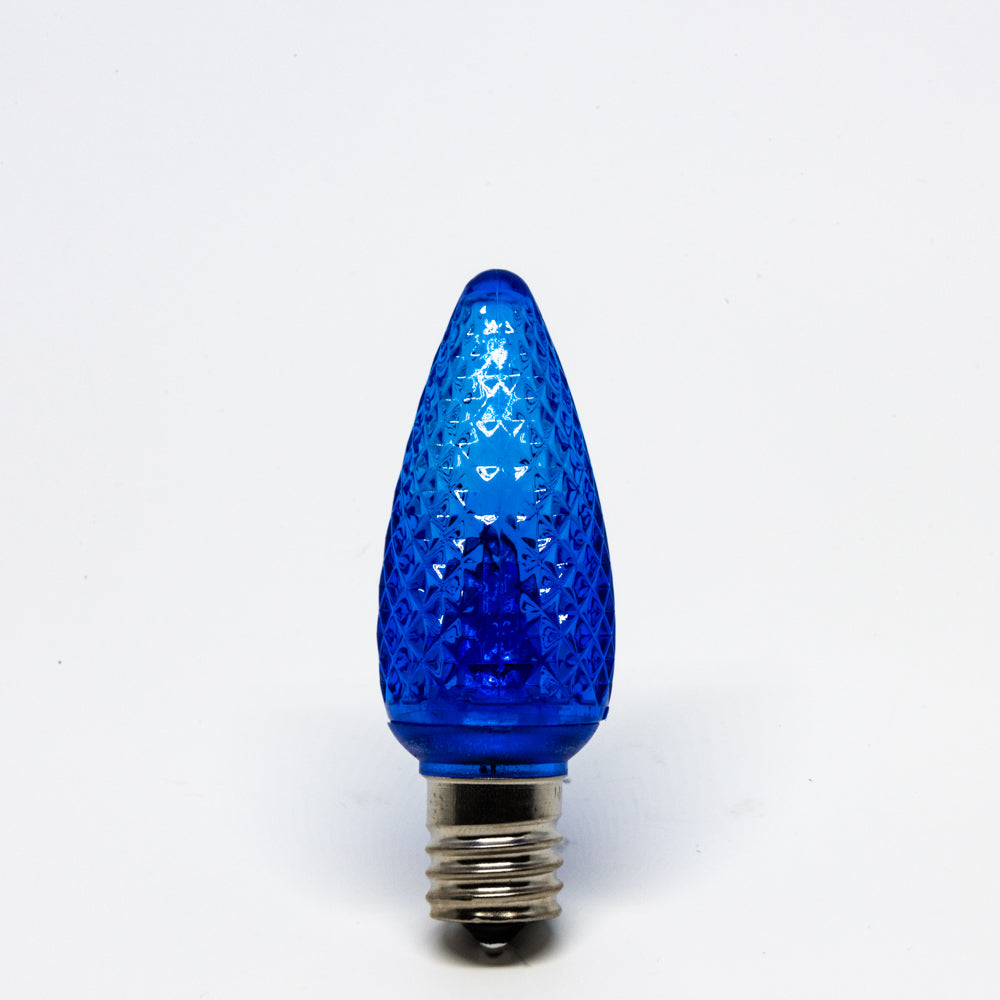 Seasonal Source - C9 LED SMD Blue Retrofit Bulb (Pack of 25) - LED-C9-BLU-SMD
