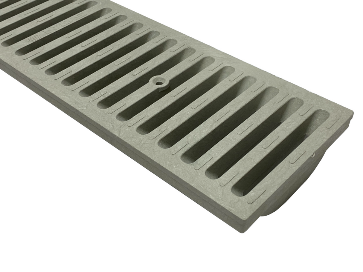 NDS - 661LG - 2' Dura Slope Plastic Channel Grate, Light Gray