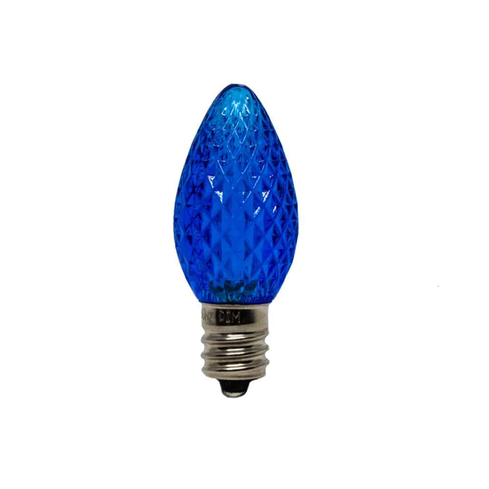 Seasonal Source - C7 LED SMD Blue Retrofit Bulb (Pack of 25) - LED-C7-BLU-SMD