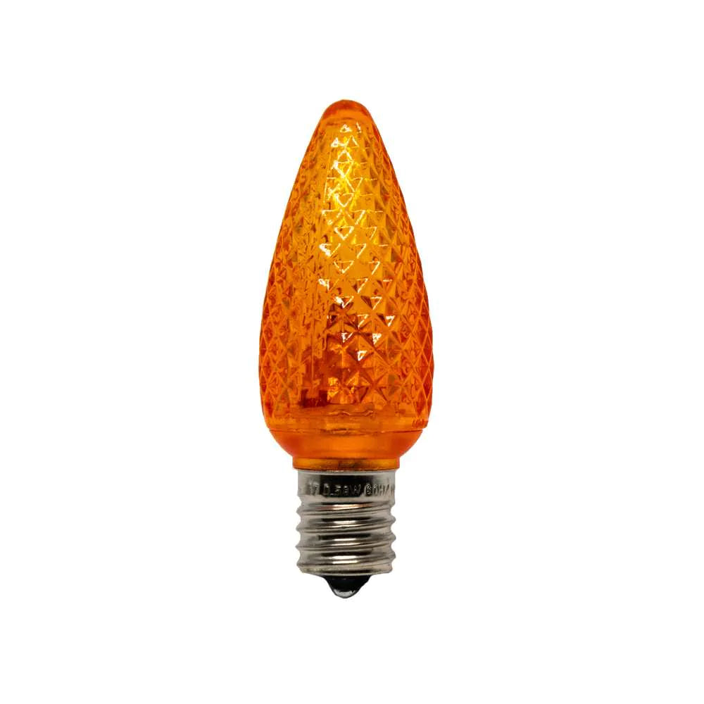 Seasonal Source - C9 LED SMD Orange Retrofit Bulb (Pack of 25) - LED-C9-ORG-SMD